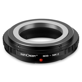 K&F Concept M39 to Nik Z Lens Mount Adapter for M39 Mount Lens Compatible with Nikon Z6 Z7 Cameras