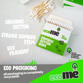 100 Bamboo Cotton Buds | Cotton Buds | Ear Cotton Buds | Qtips | Cotton Swabs