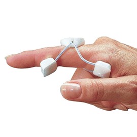Roylan Sof-Stretch Finger Extension Splint White, Ideal for Daily Management of Joint Stiffness and Injuries - Large (8.9cm), White