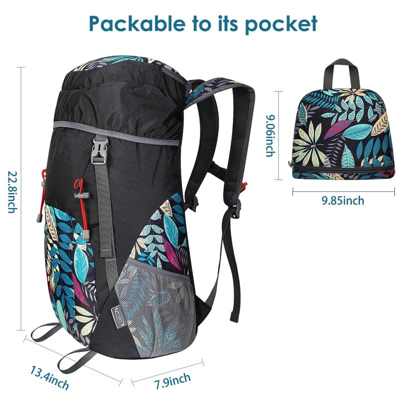 G4Free 20L Small Foldable Ultralight Waterproof Backpack for Camping Hiking