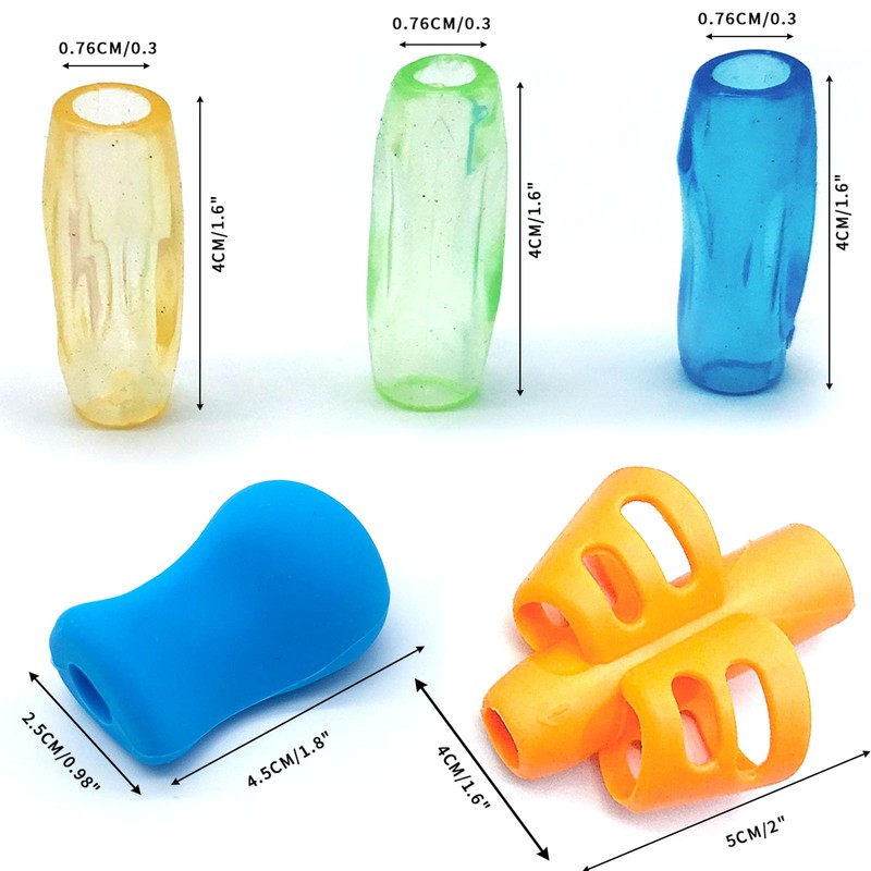 Pencil Grips for Kids,Pencil Grips (Color 18pcs)