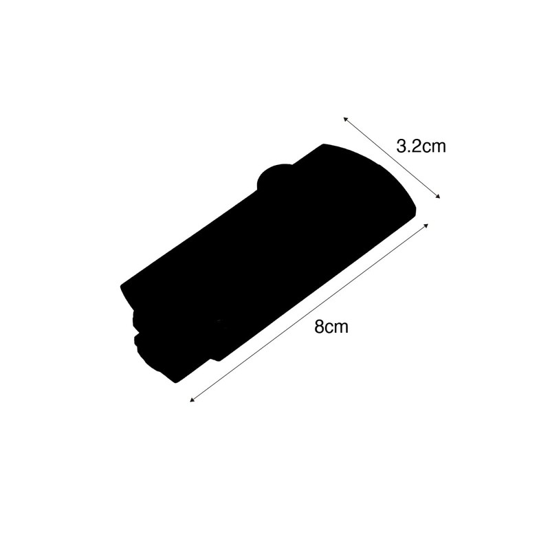 QAZQA - Luxe hanglamp adapter for 1-bevel rail zwart -