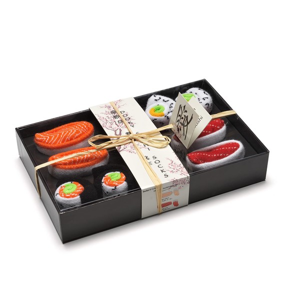 Dooky Sushi Baby Socks in a Gift Box (4 Pairs