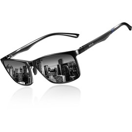 ANYLUV Polarized Sunglasses-Men Mens-Sunglasses Sun-Glasses: Luxury Al-Mg Metal UV400 Protection Fishing Driving Golf
