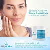 QRxLabs Anti-Aging Skincare Bundle: Glycolic Acid 10% Wrinkle Control Pads