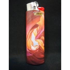 Bic 8 Bic Lighters Landscapes Forest Palms Polar Lights Cave Lake Mountains Elephant