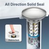 Pop Up Bathroom Sink Stopper, Universal Bathroom Sink Drain Strainer