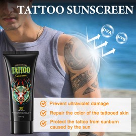 Tattoo Aftercare, Tattoo Salbe, Sonnencreme Tattoo, Tattoo Pflege Frisches Tattoo, Tattoocreme, Tattoo Sonnenschutz, Zum Schutz frischer Tattoos und zur Intensivierung der Tattoo-Farben