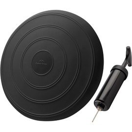 EVEREST FITNESS Inflatable Air Cushion 33cm Diameter with Air Pump Balance Cushion Training Cushion Seat Backrest