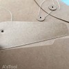 A'sTool A4 Envelope File Kraft Paper Cardboard with String Horizontal
