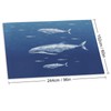 Small Blue Whale Swimming Flag Garden Flag Garden Flags for