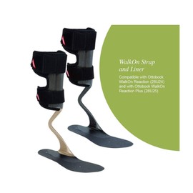Brace Direct Reaction Strap & Liner for Ankle Foot Orthosis- For Use with Reaction and Reaction Plus AFO- Comfortable and Secure Support