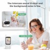GHB Baby Monitor with Camera and Night Vision 2.8'' 720P