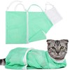 HASTHIP® Bolsa de Baño para Gatos Ajustable,Antimordida y Antiarañazos,Malla Transpirable