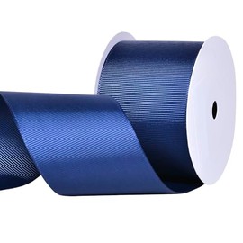 Ribest Navy Grosgrain Ribbon, 2 Inch 10 Yard Ribbon for Crafts Gift Wrapping Bows Wedding Party Decoration Bouquet