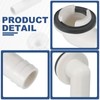 sourcing map 4Pcs Air Conditioner Drain Hose Connector Elbow Fitting
