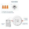 PARMIDA (12 Pack) 6 Inch Ultra-Thin LED Recessed Ceiling Light