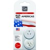 Go Travel AUS - USA Travel Adapter, White
