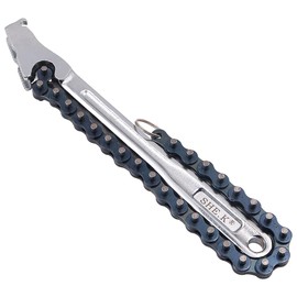ZONADAH Crescent Chain Wrench - 410mm Length - Ratcheting Action - Perfect for Handling Large Pipe Fittings and Various Plumbing Tasks
