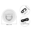 PATIKIL D-Ring Patch, 6 Pcs Stainless Steel D-Ring PVC Patch