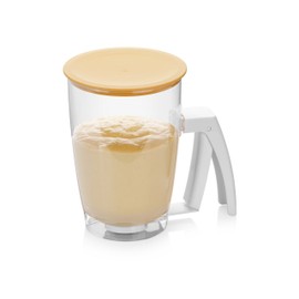 Tescoma Delicia Dough Scoop, Plastic, White/Transparent/Yellow, 17 x 11.8 x 16.4 cm