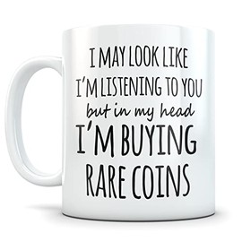 Funny Coin Collector Gifts Best Coin Collector Gift Idea Christmas Gift for a Coin Collector Numismatics gift for Numismatist Gift Idea