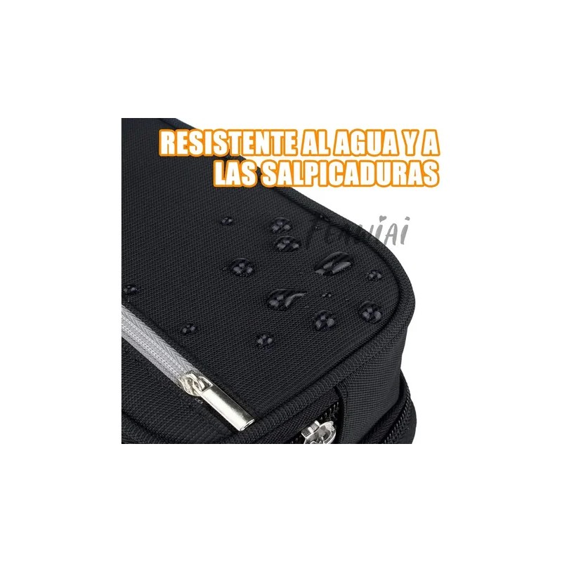 Grandes Estuches para lapiseras Escolares De Negro,lapiceras Organizadoras.Portátil,impermeable,de gran capacidad,duradero.BRNAELY