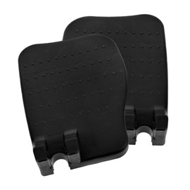 TOVINANNA 1pair Wheelchair Footrests Heavy Duty Pedals Ergonomic Design Easy Installation Compatible Wheelchair Models Slip Resistant Leg Rest Parts