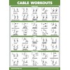 4 Pack - Cable Machine Workout Posters Volume 1 &