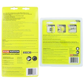 Ryobi A99HT2 Ryobi A99DLK4 Mortise Wood Metal Door Hinge Installation Kit for Bolt and Lock Installation