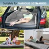 AKUDY Self-Inflating SUV Air Mattress with Built in Electric Pump，car