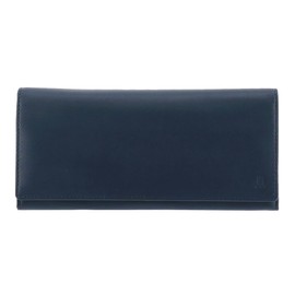Lanvin Collection JLMW7ET1 Men's Long Wallet, Leather, Genuine Leather, Large Capacity, Simple, [30] Navy