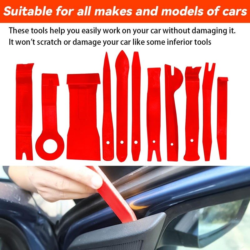JNNJ Car Trim Removal Tool Kit, Vehicle Interior Disassembly Tools,