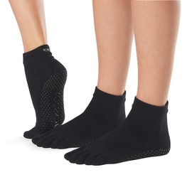 toesox Grip Ankle Full Toe Multi Pack – Grip Non-Slip Toe Socks for Pilates Barre Yoga