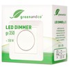 Greenandco® GC-350 Flush-Mounted LED and Halogen Dimmer 1-350 Watt Suitable