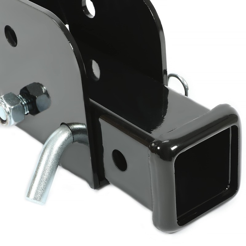 KUAFU 2" Folding Hitch Adapter Compatible with 2 Inch Trailer