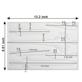 Nearockle Resin Molds with 6 Different Shape DIY Resin Molds, Atham Epoxy Resin Casting 3D Silicone Molds, Reusable Keychain, Cosplay, Toy Epoxy Molds, Home Decor, Gifts