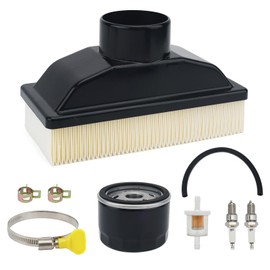 RARAYC Lawn Mower Tune Up Kit with Air/Oil/Fuel Filter Spark Plugs Compatible with Kawasaki FR541V & FR600V 4-Cycle Engines Lawn Mower Replace 49019-0707 49065-0721 11013-0727