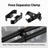 EVIL ENERGY Hose Separator Clamp,Fuel Line Mounting Clamp Aluminum Black