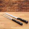 Carving Knife Set for Meat Turkey, Set of 2 Stainless