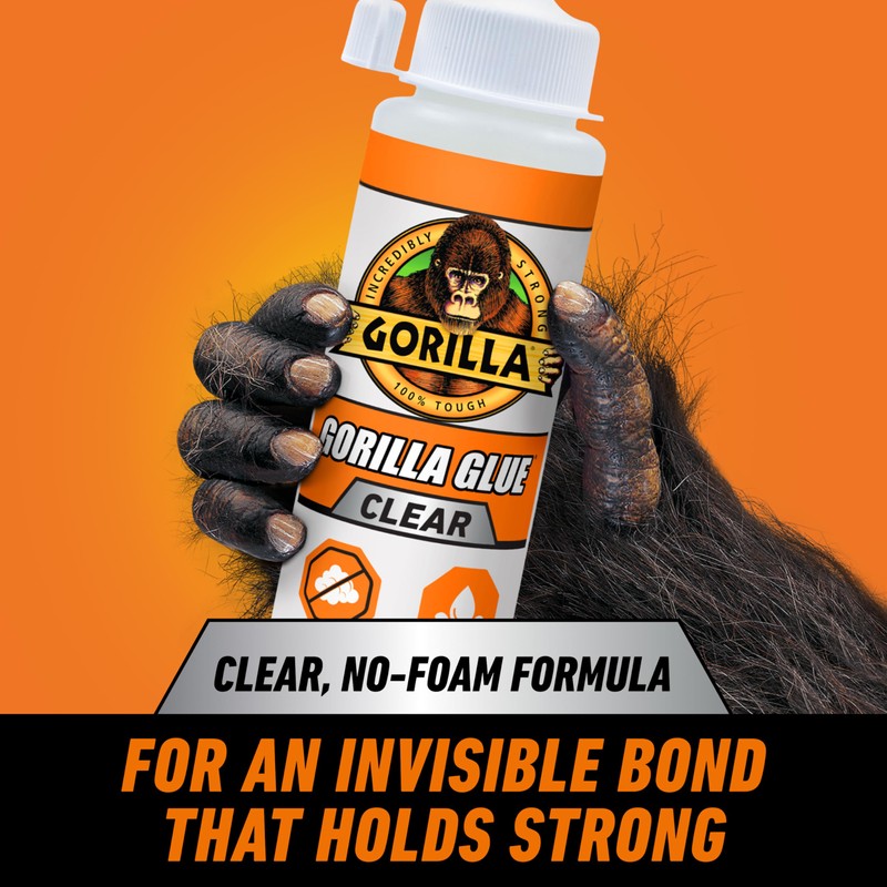 Gorilla Clear Glue, 5.75 Ounce Bottle (Pack of 1) -