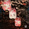 PaperLife, Japanese Style Cherry Blossom Paper Lanterns, Handmade Original Design,