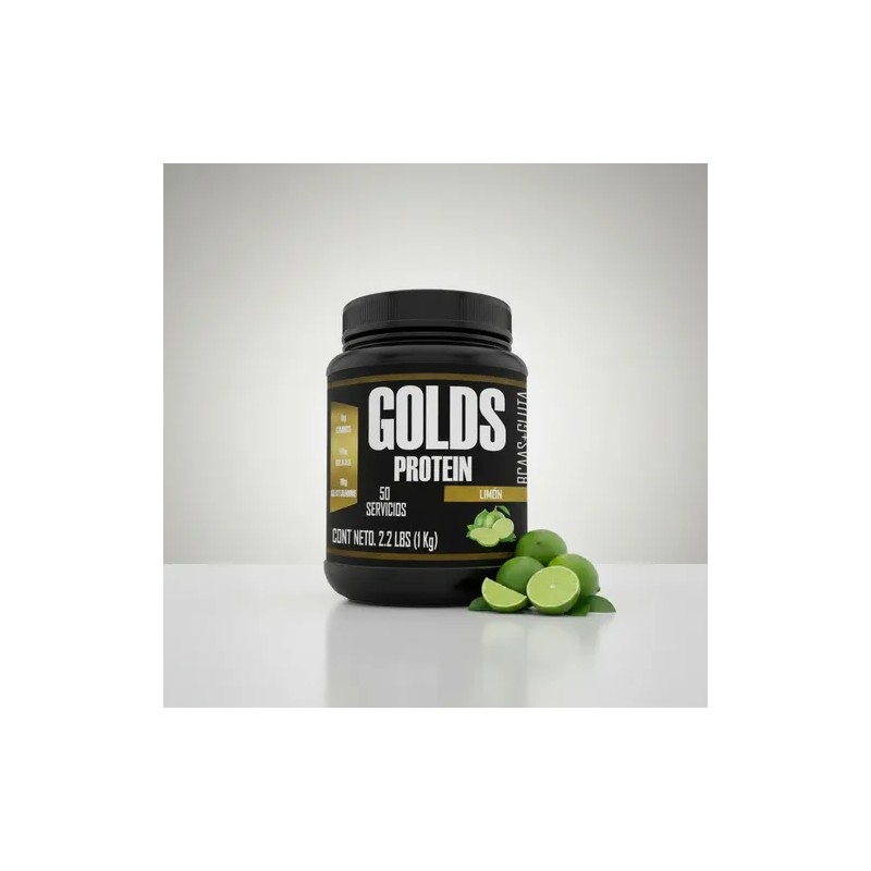 Suplemento Bcaas Glutamina Golds Protein 1kg 50servi Polvo