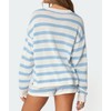 Women Striped Knit Sweater Set 2 Piece Outfits Oversized Long