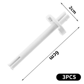 GVSS 3 Pieces Bobbin Spindles White Bobbin Holder Bobbin Spindles for Sewing Machines Suitable for Toyota Sewing Machines Multifunctional 6 x 2 cm