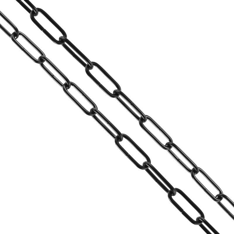 SEUNMUK 2 Pack 20 Feet Black Chain for Hanging Lamp,
