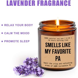 Smells Like My Favorite Pa Candle - Physician Assistant Gift Candle - Gift for Pa - Pa School Acceptance - Gift for Him Her