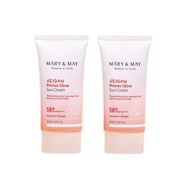 (1+1) Marienmay Vegan Primer Glow Tone-Up Sunscreen 50ml SPF50+ / PA++++ / (1+1) 마리엔메이 비건 프라이머 글로우 톤업 선크림 50ml SPF50+  PA++++