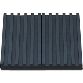 TRUSCO OHS10100 Anti-Vibration Pad 3.9 x 3.9 inches (10 x 100 x 100 mm)