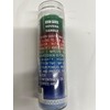 Seven Saints (7 Santos) 7 Color Unscented Pillar Candle in
